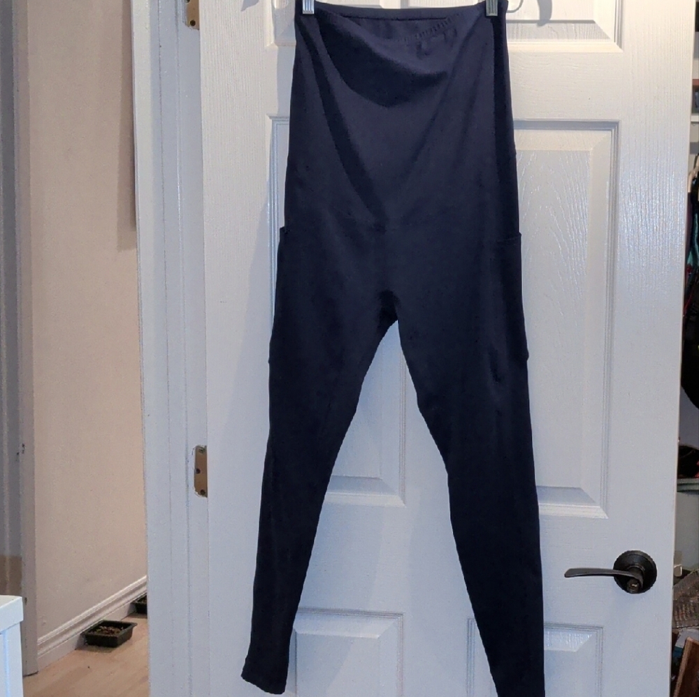 Women's Maternity Leggings Size L Navy